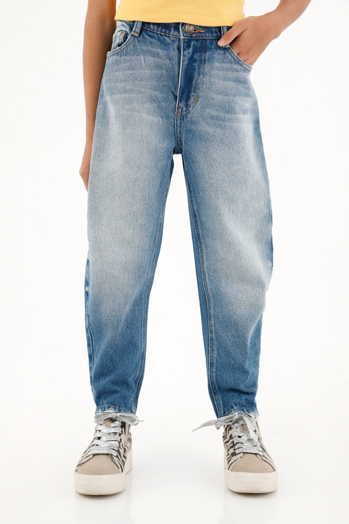 Jean Balloon tiro alto para niña