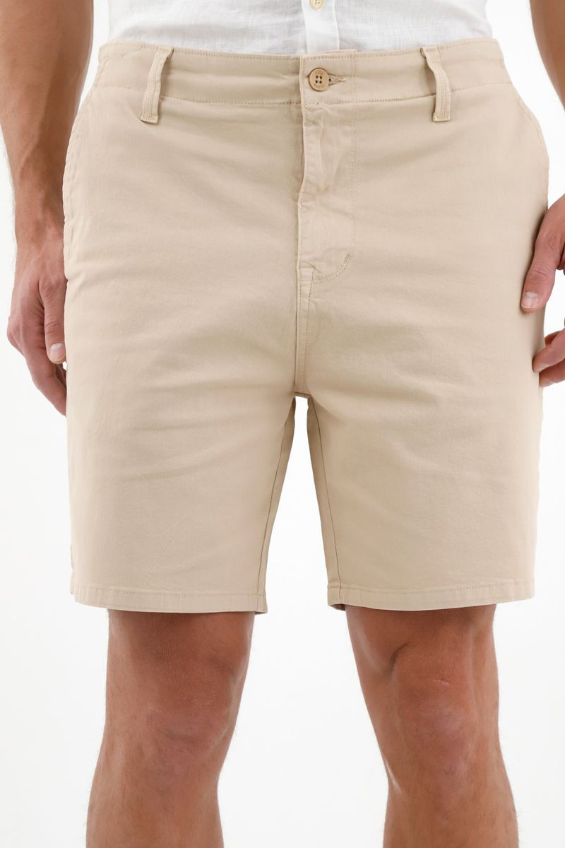 Bermuda café para hombre