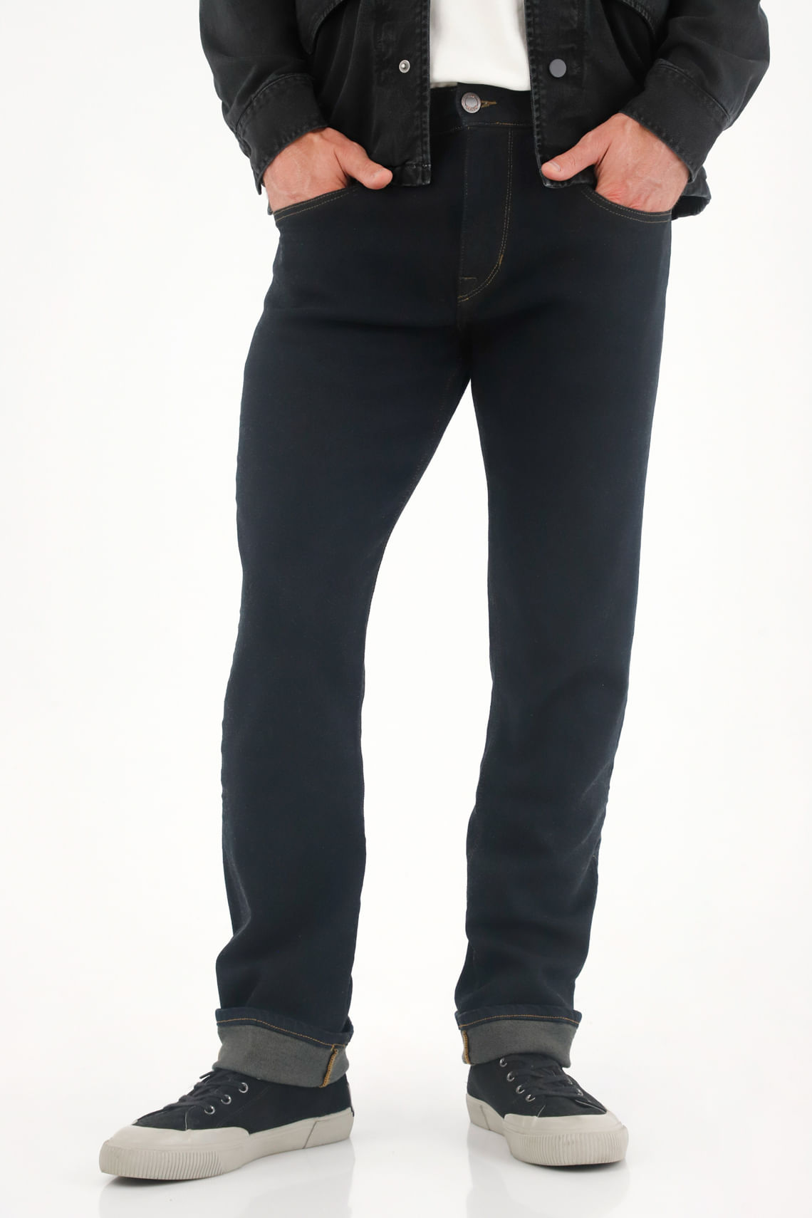 Jean Recto azul para hombre