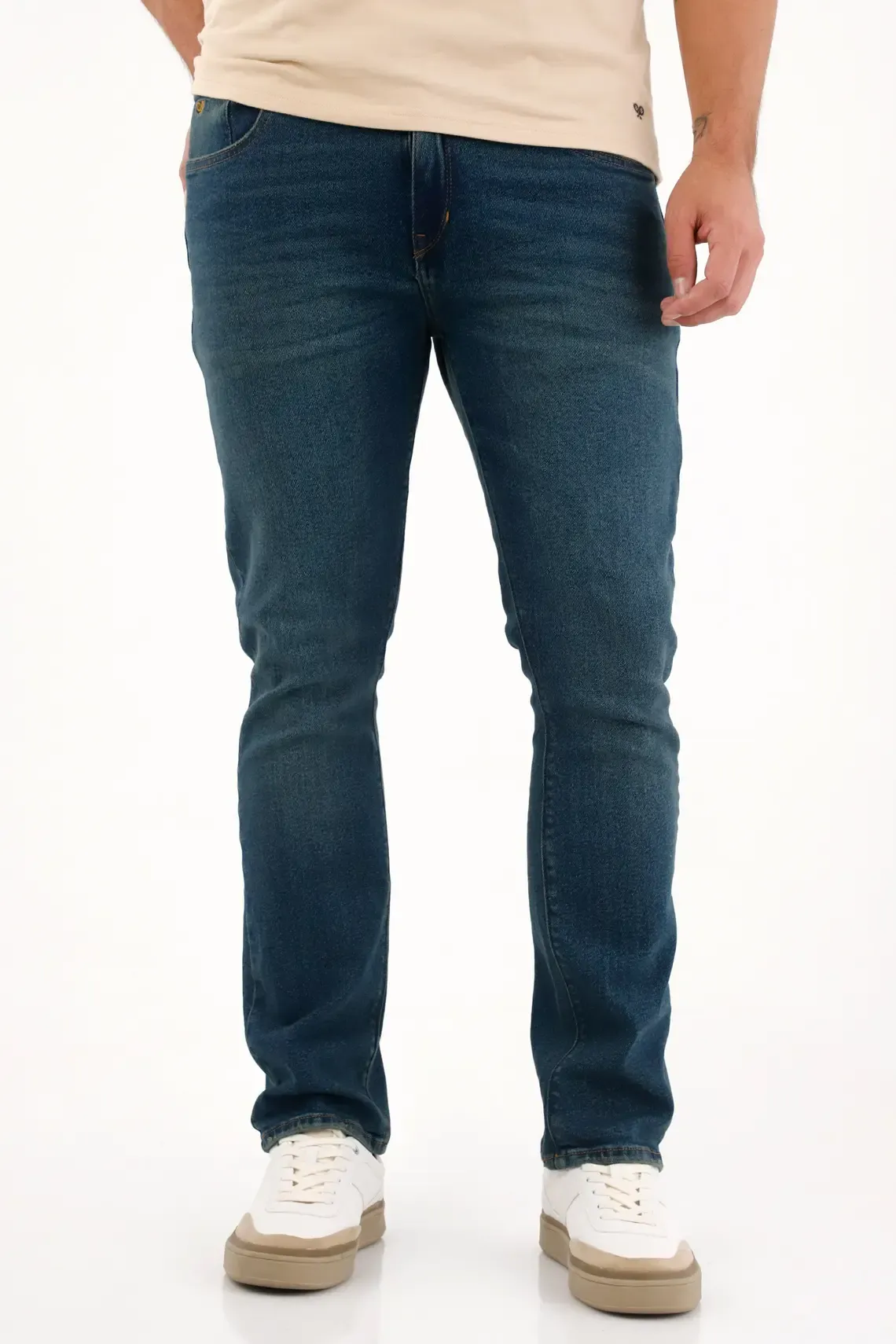 Jean Nudy con desgaste para hombre