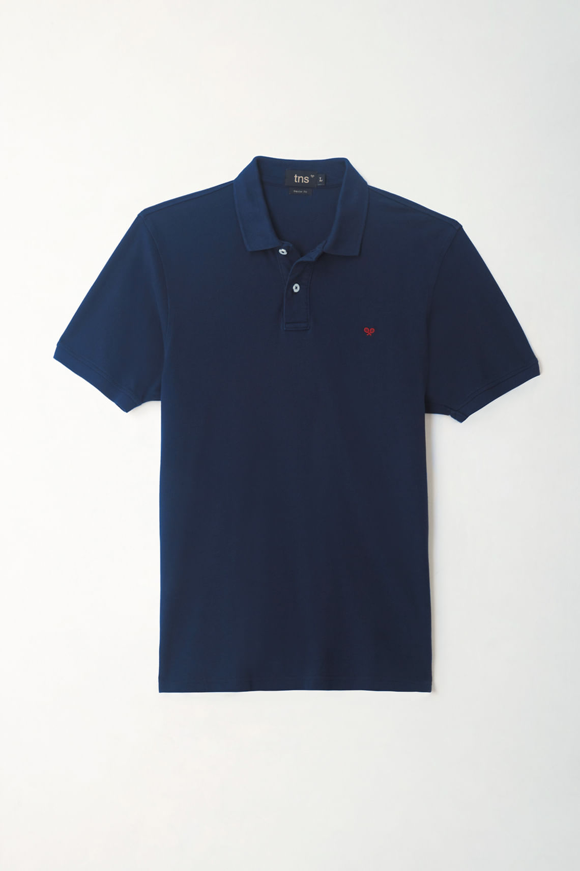 Polo azul 100% Algodón para hombre