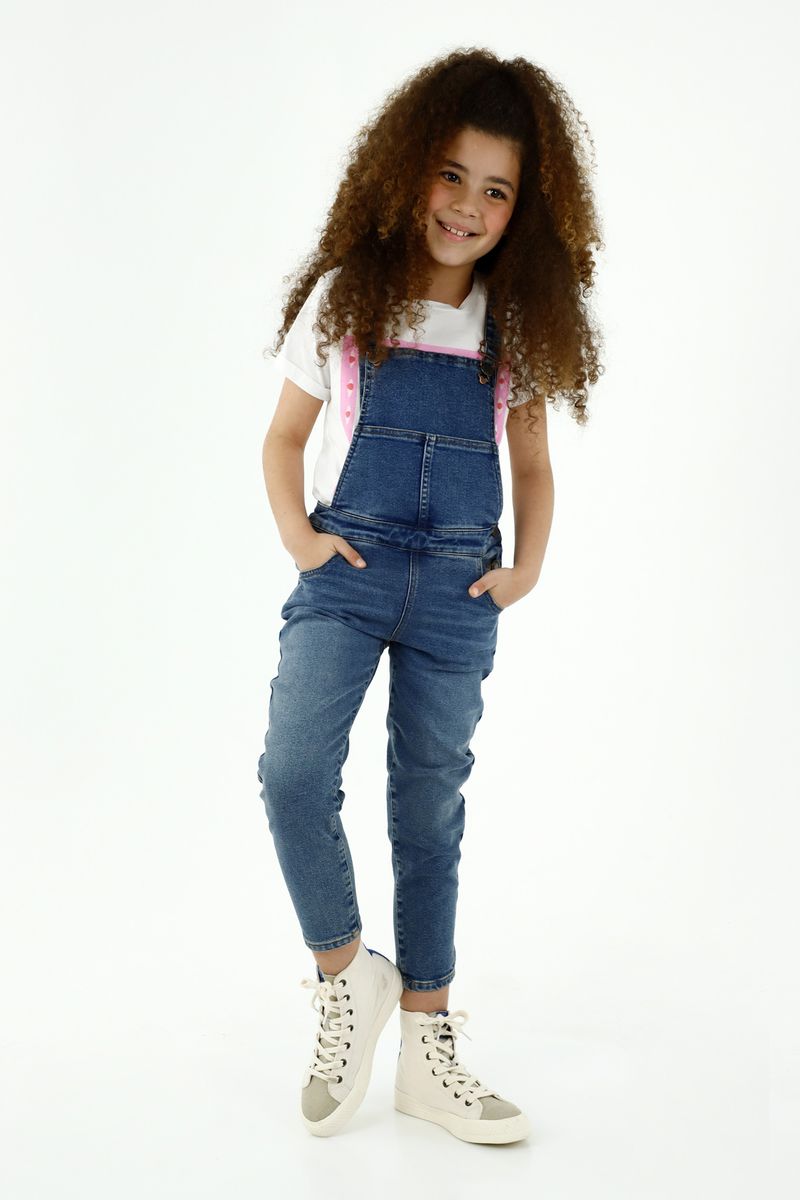 Overall para niña de jean
