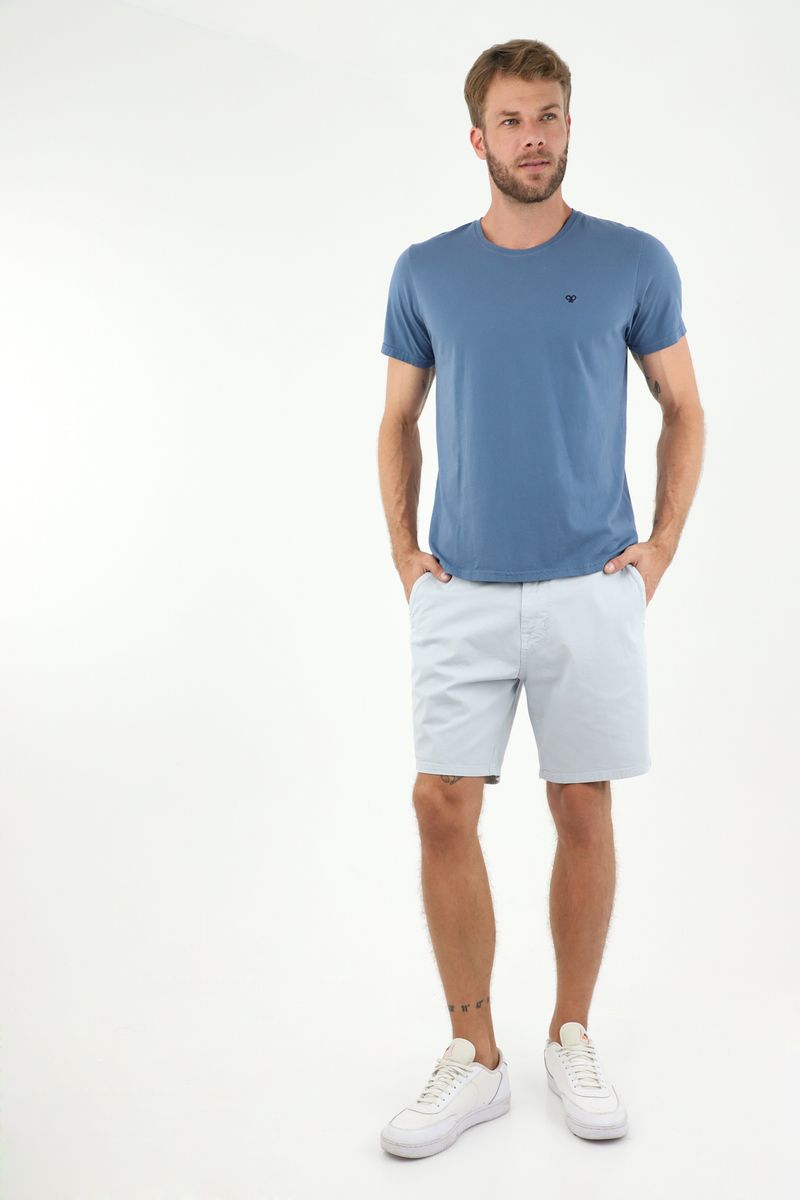 Camiseta azul para hombre
