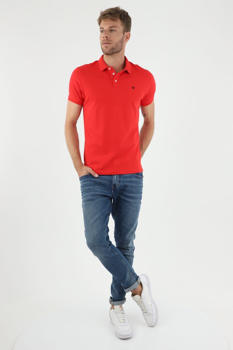 Total 65+ imagen outfit camisa polo roja hombre - Abzlocal.mx