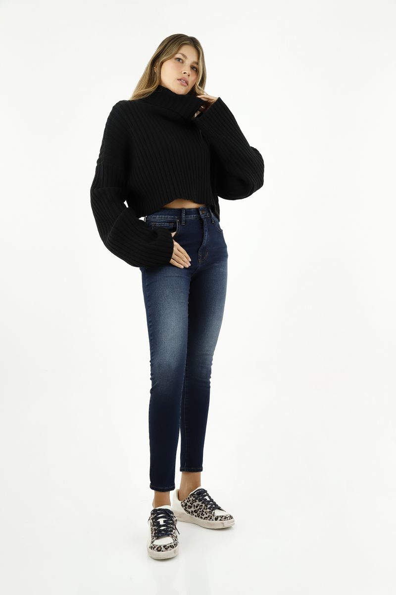 Buzo negro para mujer