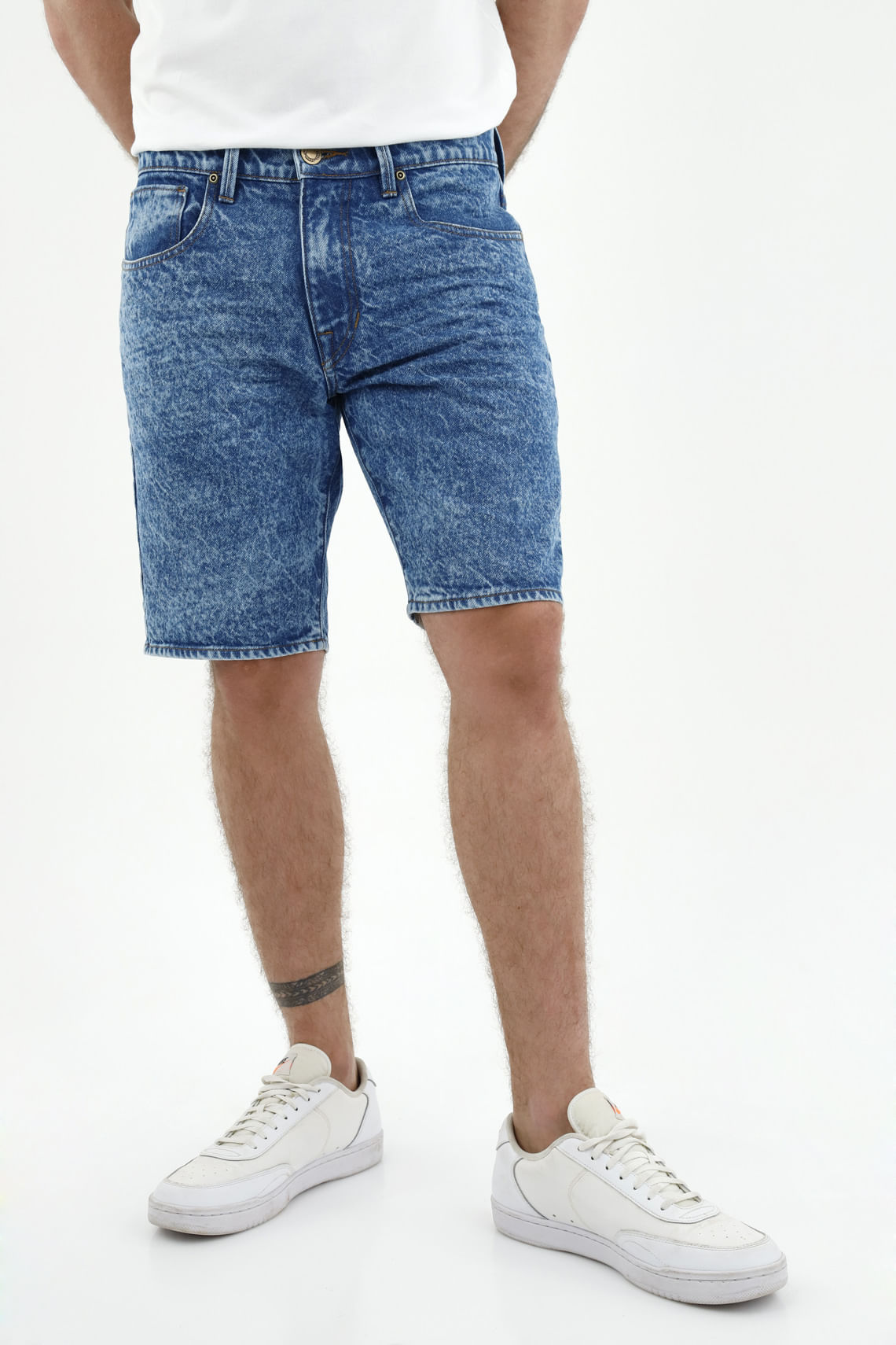 Bermuda azul nudy para hombre