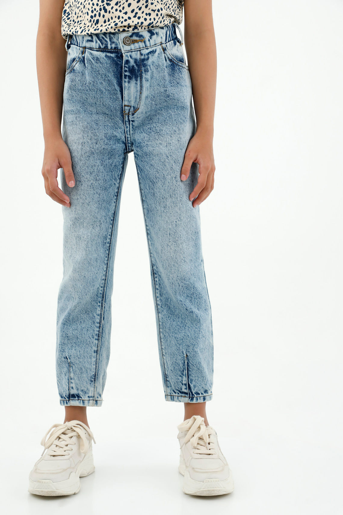 Jean Slouchy azul para niña