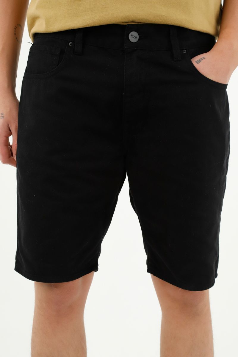 Bermuda Nudy negra para hombre