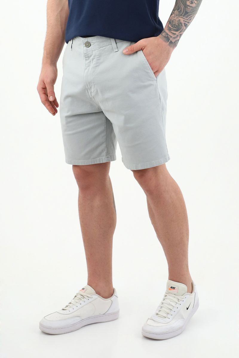 Bermuda gris para hombre