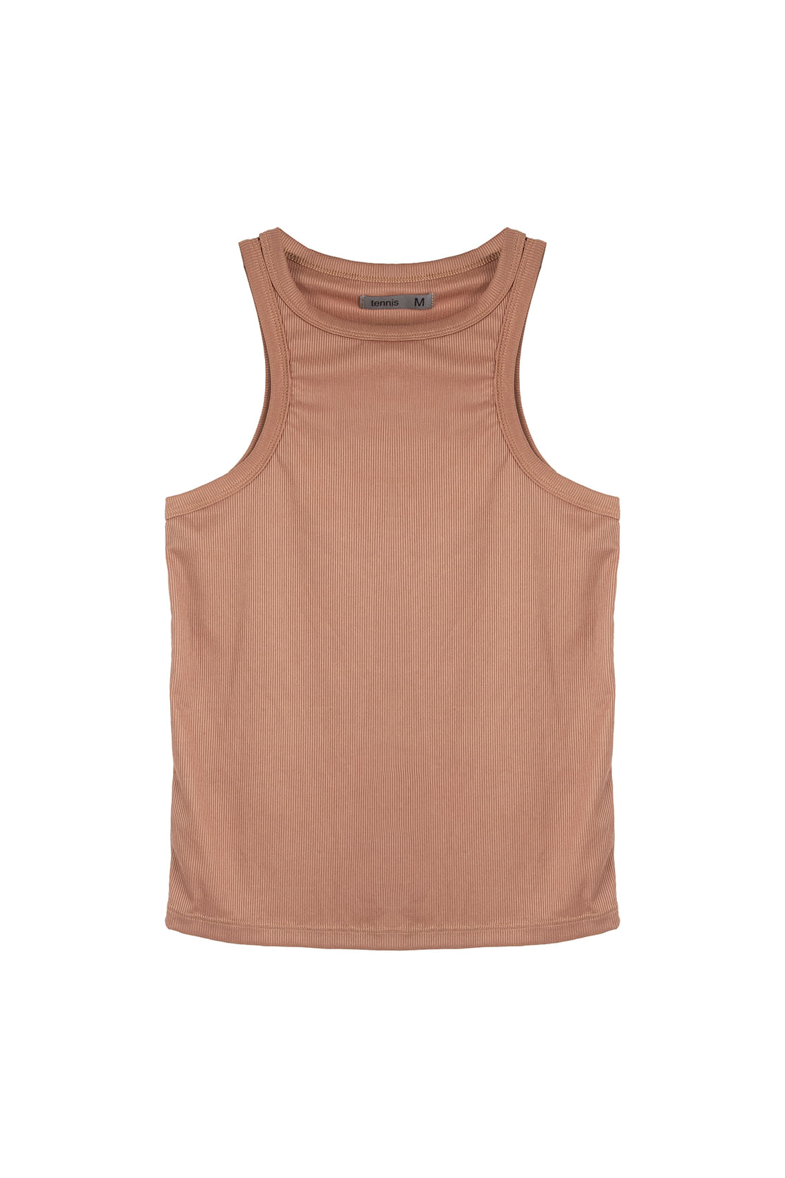 Camiseta café tipo esqueleto para mujer