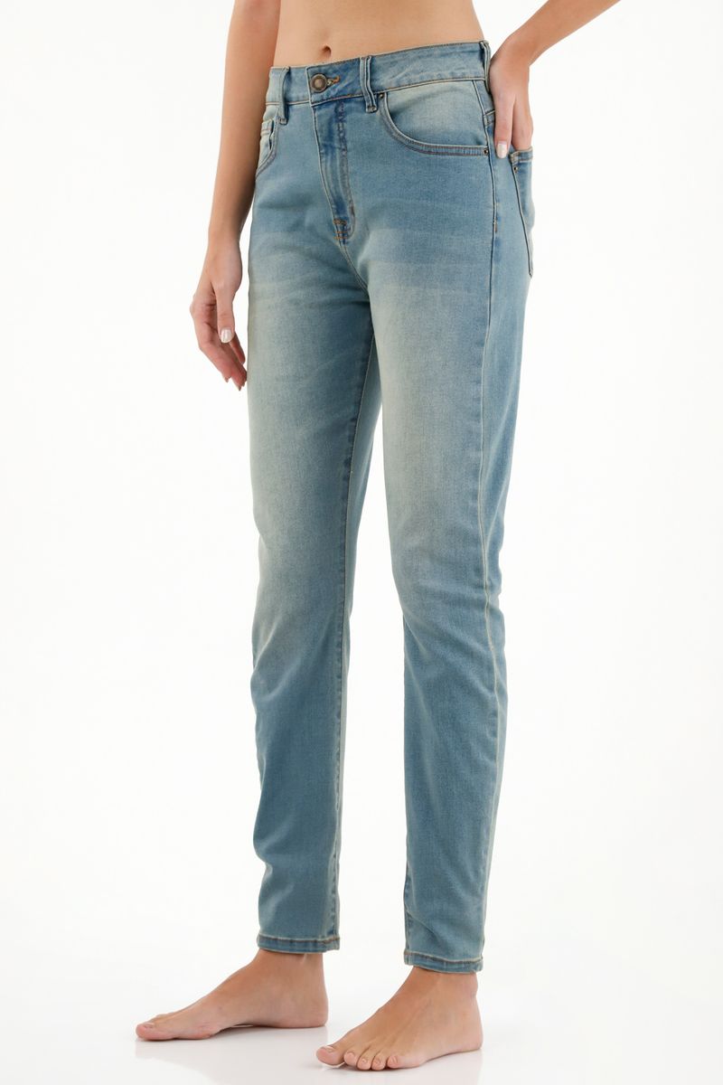 Jean Jegging azul lavado claro para mujer